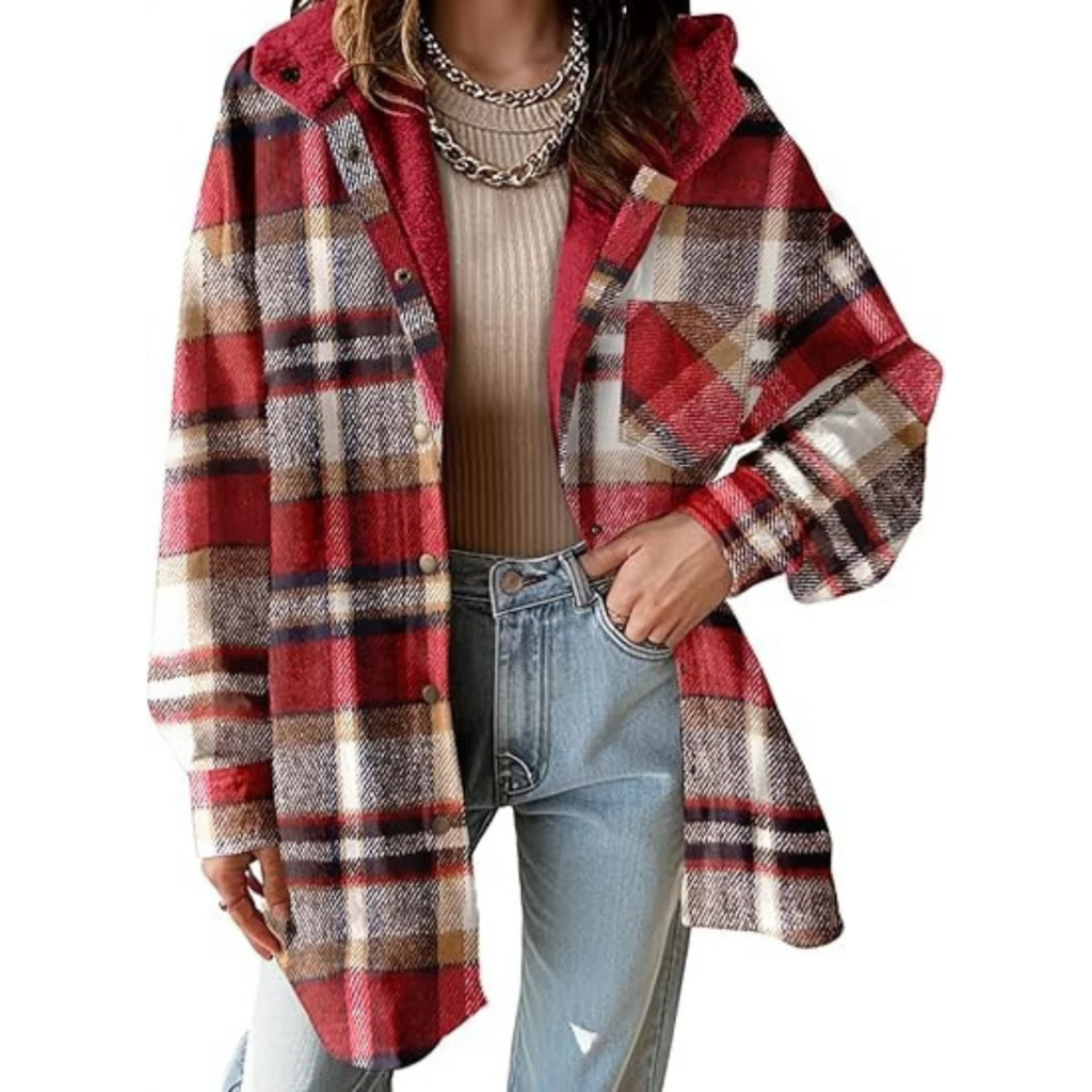Clorens® Teddy Bear Cozy Flannel Jacket