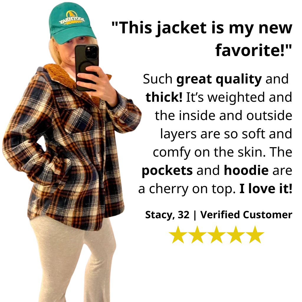 Clorens® Teddy Bear Flannel Jacket