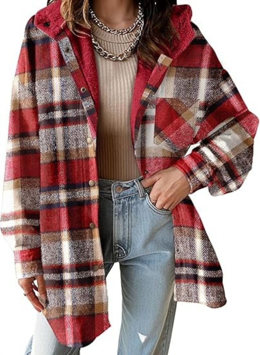 Clorens® Teddy Bear Cozy Flannel Jacket