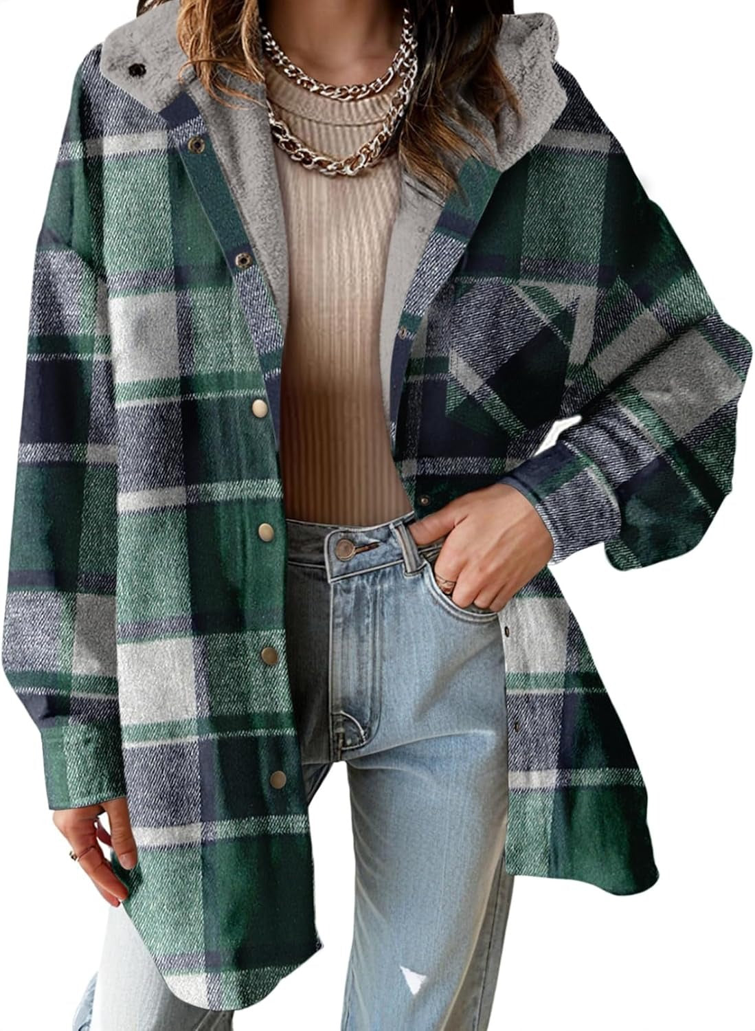 Clorens® Teddy Bear Cozy Flannel Jacket