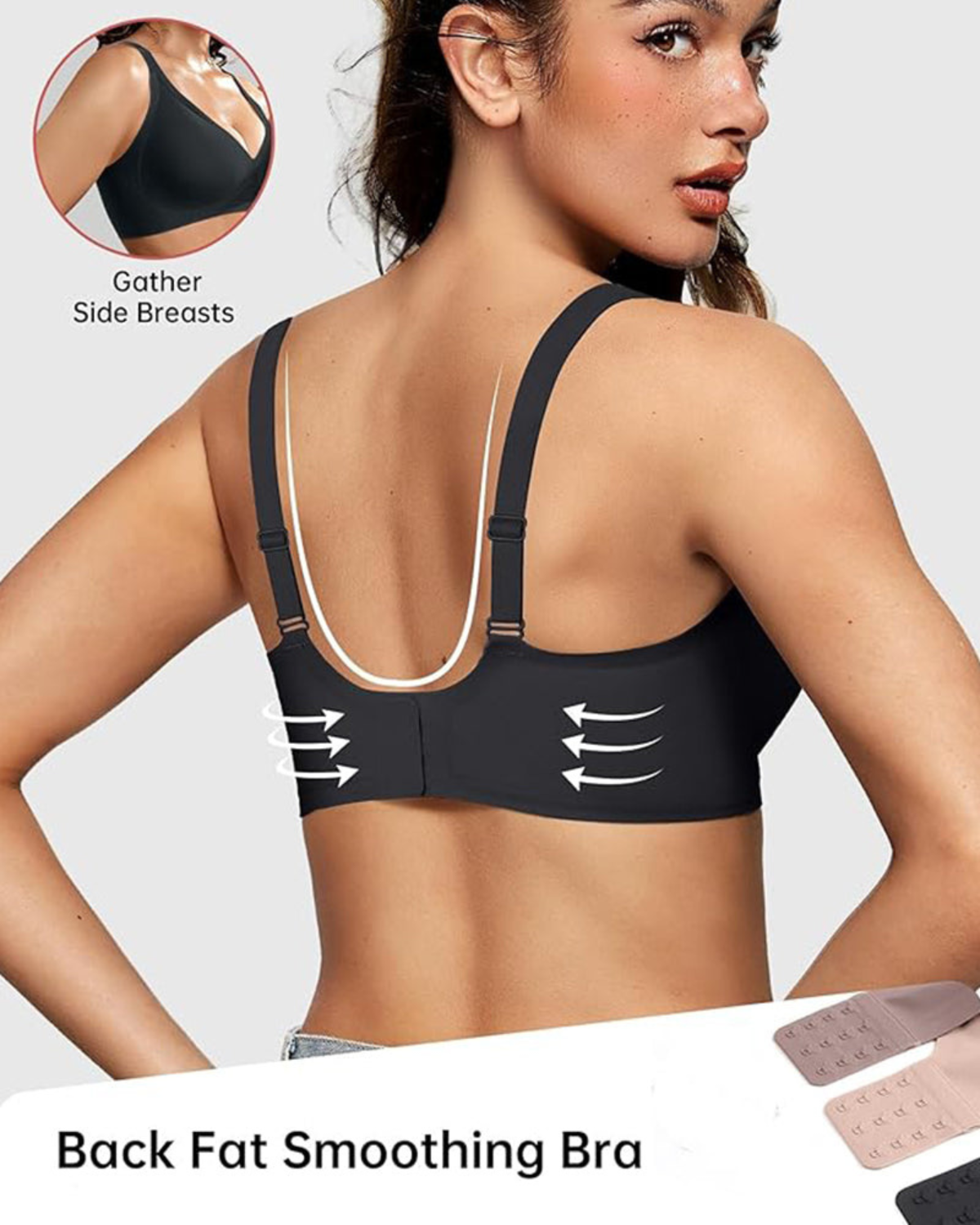 Clorens® Seamless Deep-V Bra