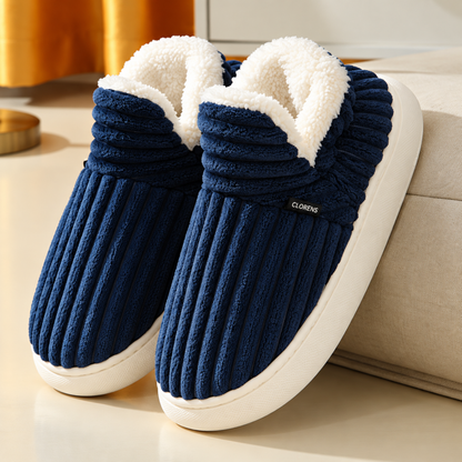 Clorens® Cozy Ribbed Velvet Slippers