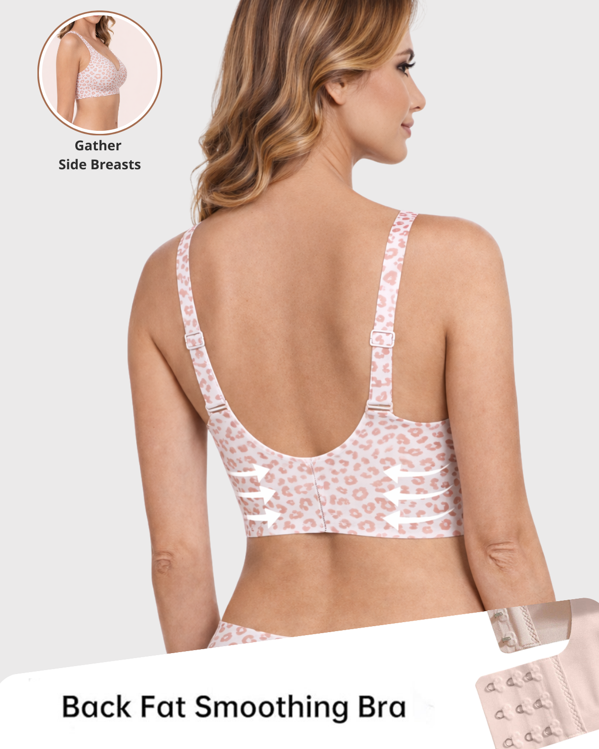 Clorens® Seamless Deep-V Bra