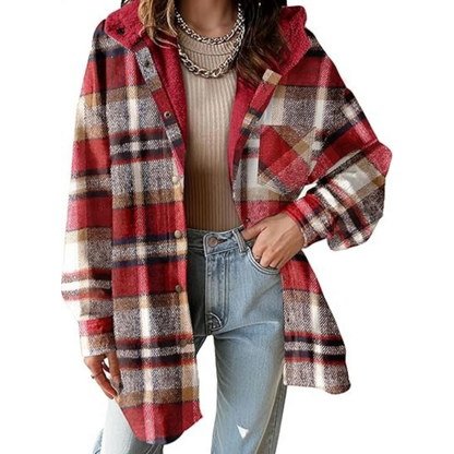 Clorens® Teddy Bear Cozy Flannel Jacket