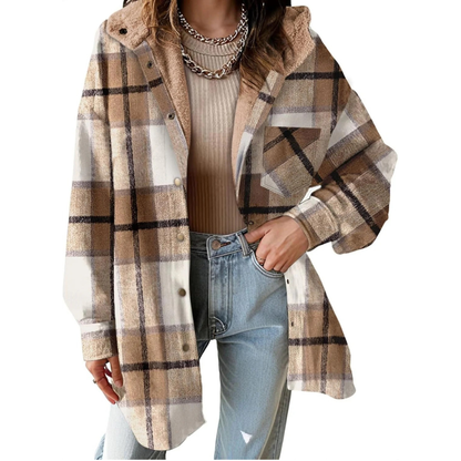 Clorens® Teddy Bear Cozy Flannel Jacket