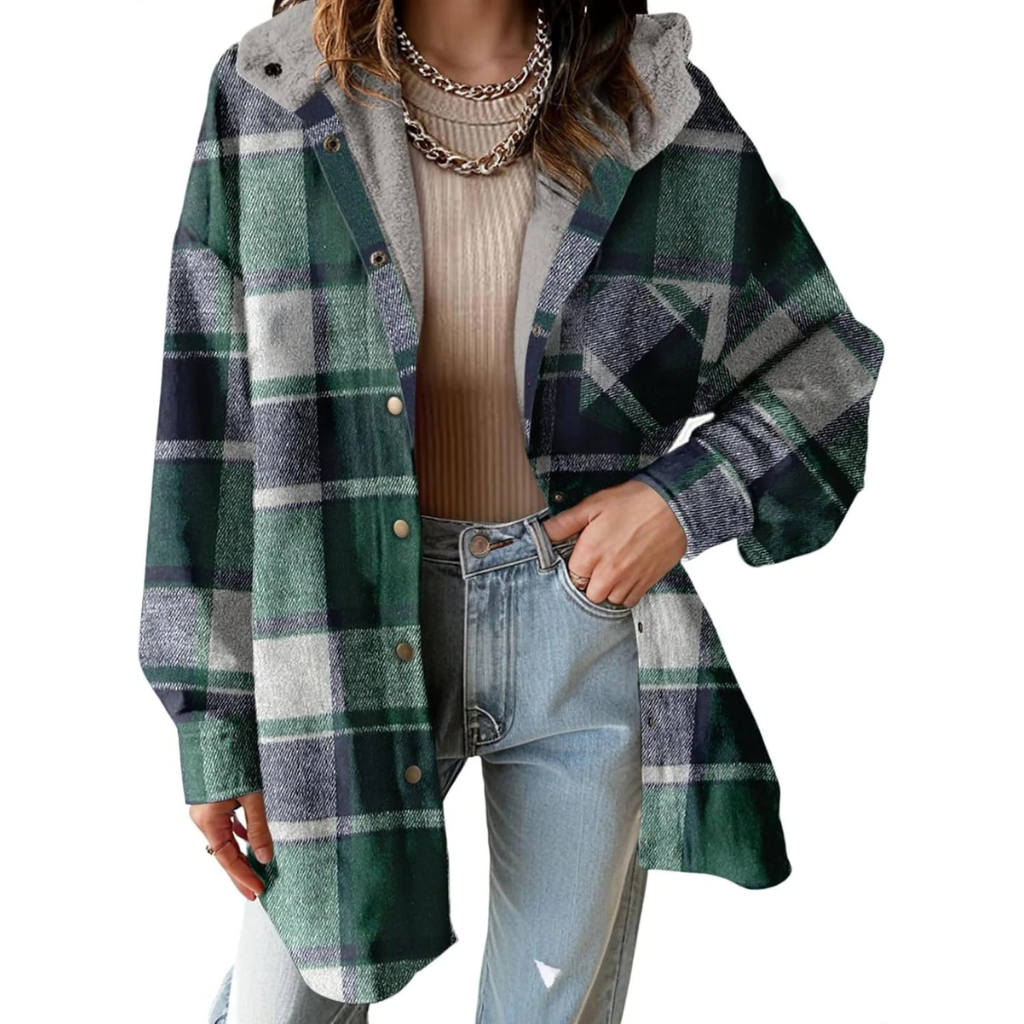 Clorens® Teddy Bear Cozy Flannel Jacket