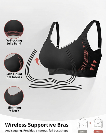 Clorens® Wireless Seamless Push-Up Bra