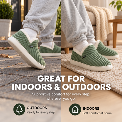Clorens® Cozy Ribbed Velvet Slippers