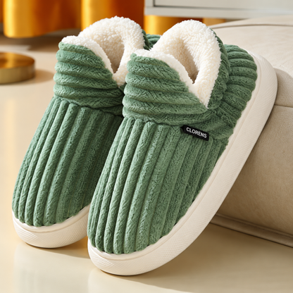 Clorens® Cozy Ribbed Velvet Slippers
