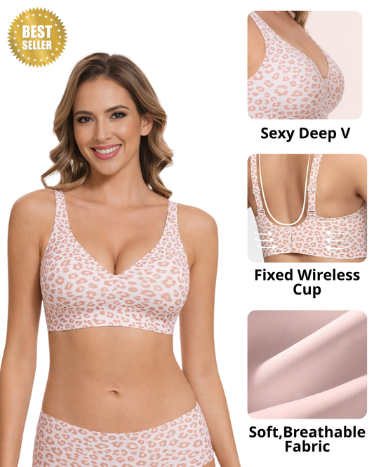 Clorens® Seamless Deep-V Bra