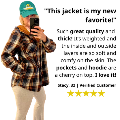 Clorens® Teddy Bear Flannel Jacket
