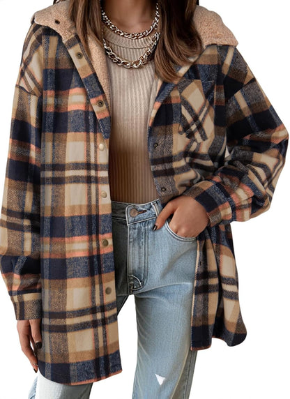 Clorens® Teddy Bear Cozy Flannel Jacket